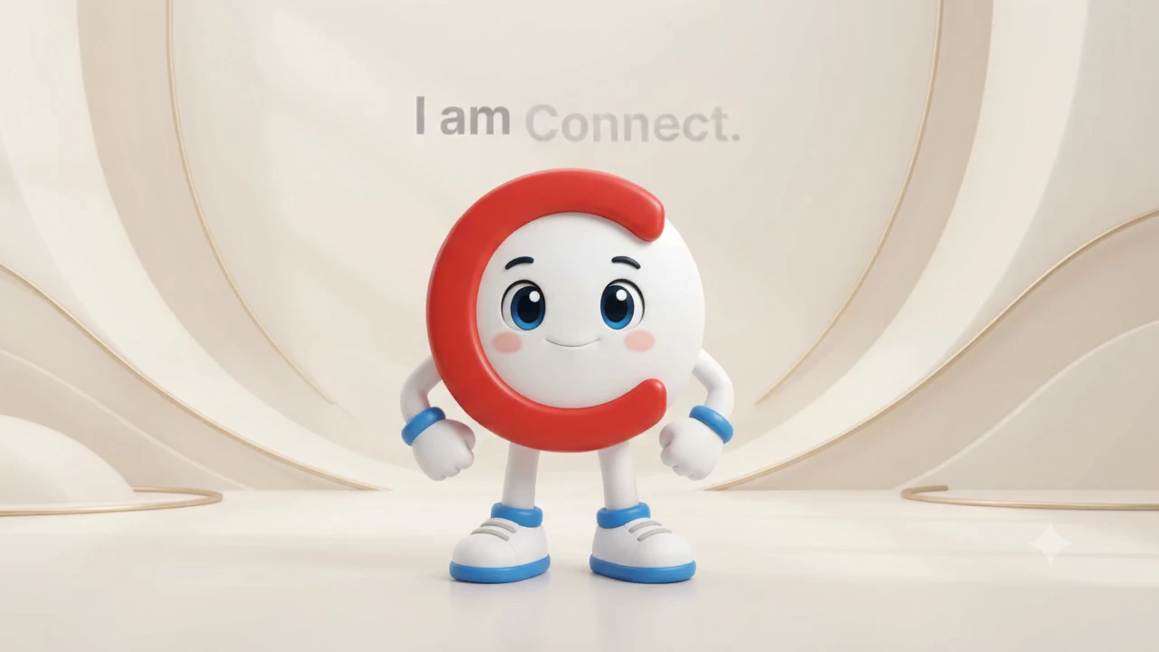 Connect by JBRH character introducing itself